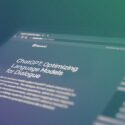Image of a screen showing the OpenAI website and an article excerpt about ChatGPT.